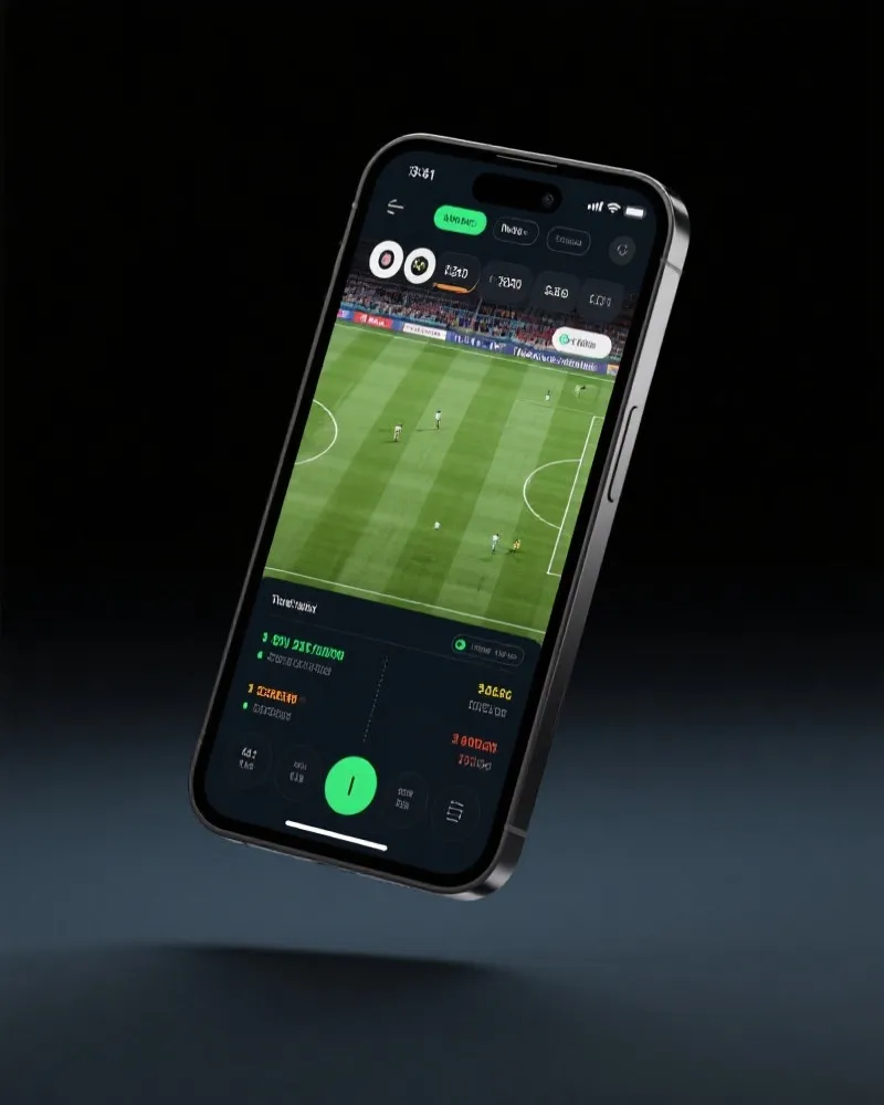 欧冠直播App界面展示