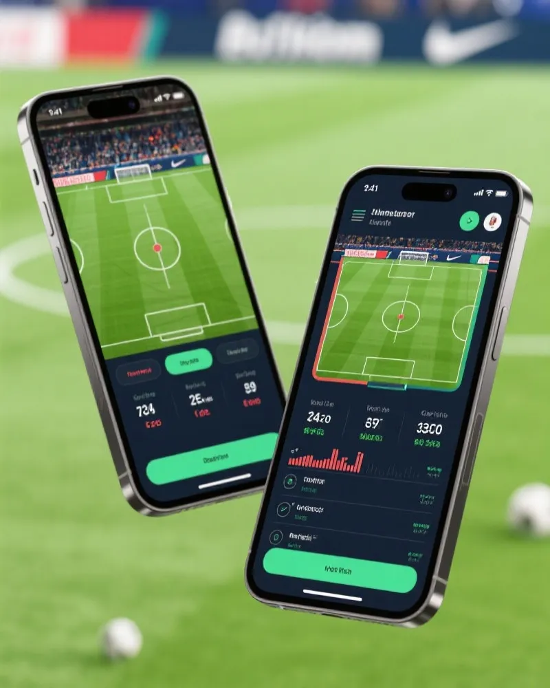 欧冠直播App界面展示