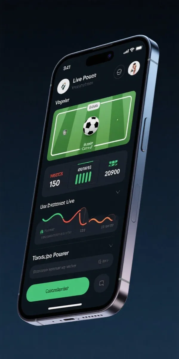 欧冠直播App界面展示