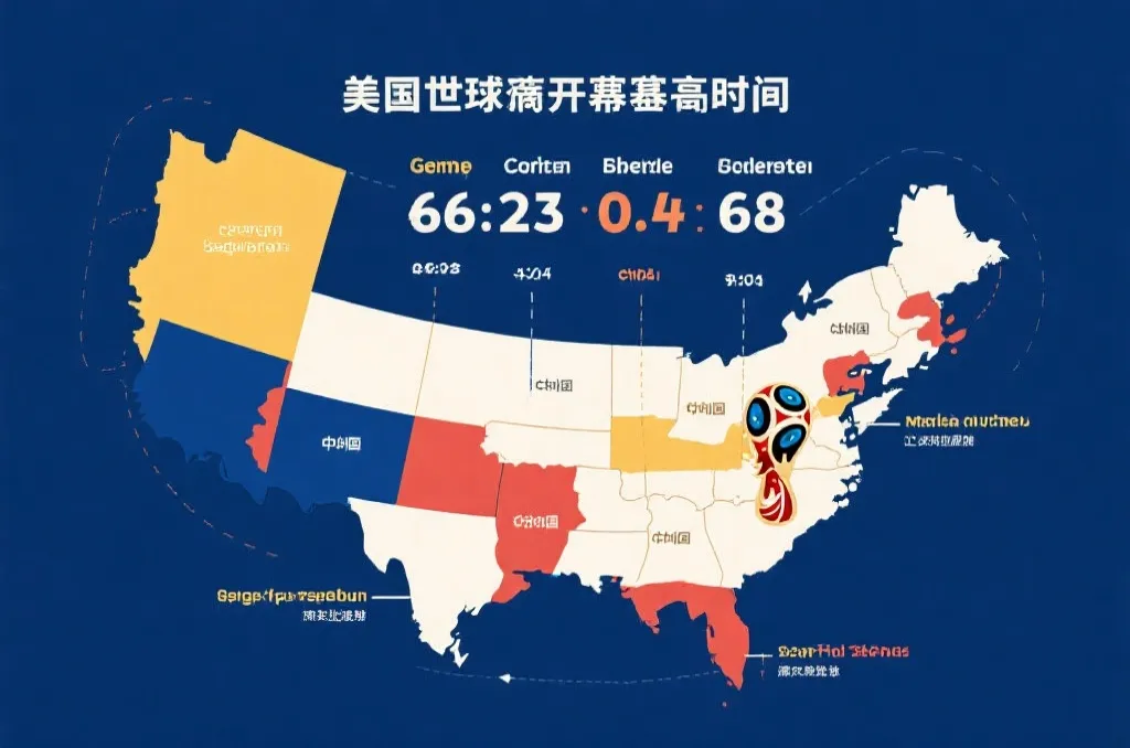 2026世界杯开幕时间美国分析：美国时区怎么影响开球？中国球迷熬夜值不值